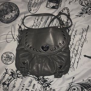 Gently used gray Betseyville Grey Satchel